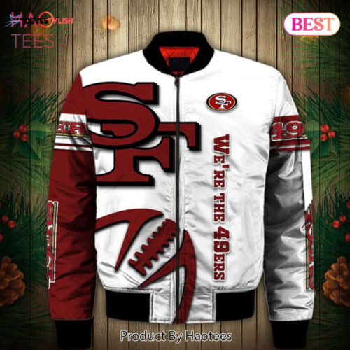 NEW FASHION 2023 San Francisco 49ers Bomber jacket Graphic balls gift for fans