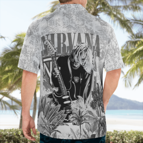Nirvana Rock And Roll Hawaiian Shirt: Stylish Music-inspired Apparel