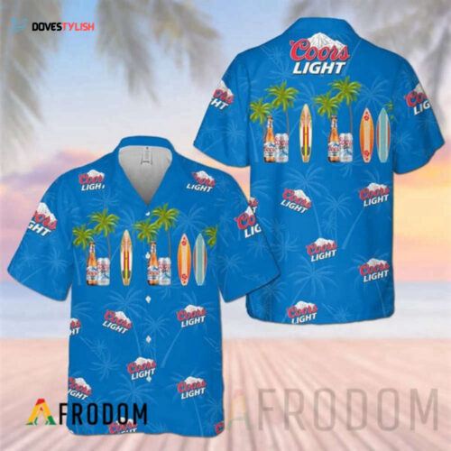 Palm Trees Hawaii Coors Light Hawaii Shirt