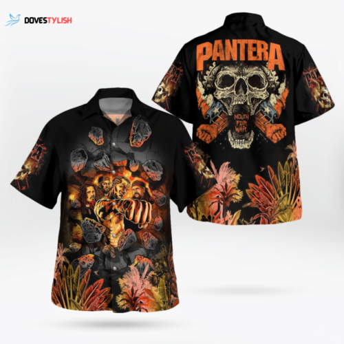 Pantera Skull Tropical Hawaii Shirt