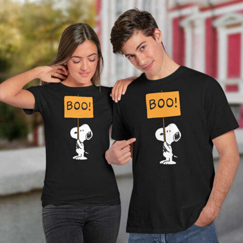 Peanuts Halloween Snoopy Boo! T-Shirt – Spooky & Fun Costume Apparel