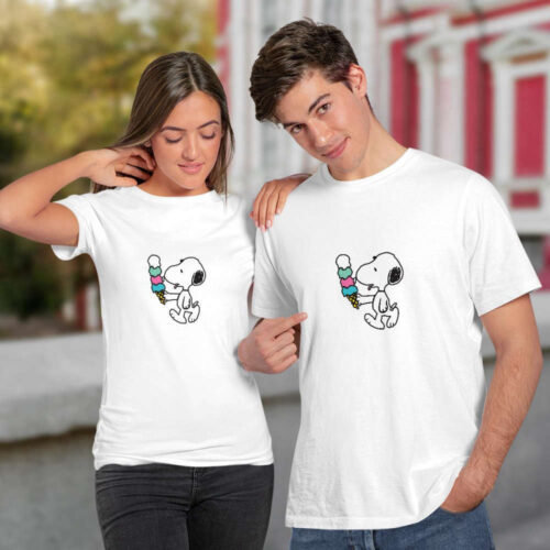 Peanuts Snoopy Ice Cream T-Shirt: A Playful Delight for All Snoopy Fans