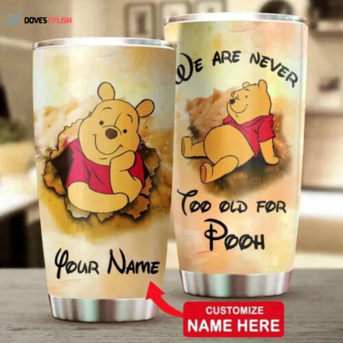 Personalized Pooh Tumbler, Pooh Bear Tumbler, Winnie The Pooh Cup, Custom Pooh Gift, Custom Tumbler, Coffee Tumbler, Custom Pooh Bear Cup