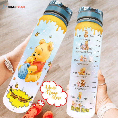 Personalized Stitch Water Tracker Bottle Lover Workout