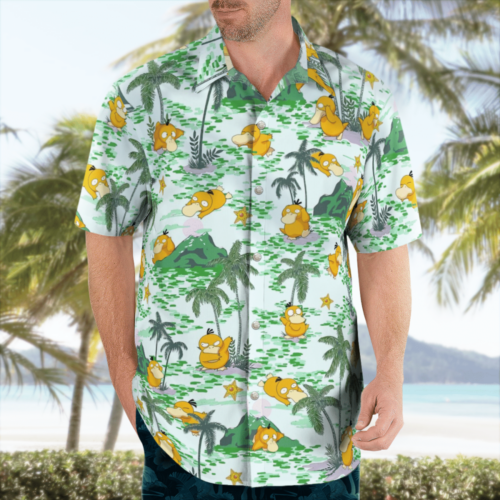 PSYDUCK Hawaiian Shirt: Vibrant Tropical Design for Summer Style