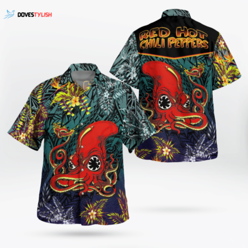 Red Hot Chili Peppers Octopus Tribal Tropical Hawaii Shirt