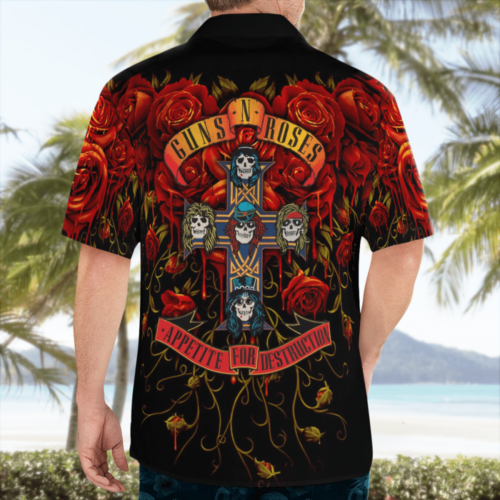 Rock in Style with Guns N Roses Hawaii Shirt – Limited Edition