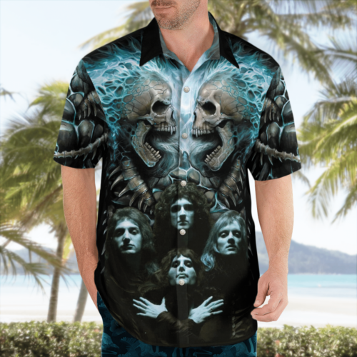 Skull Dark Queen Hawaii Shirt