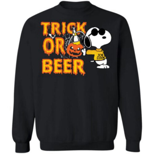Snoopy Halloween Trick or Beer Shirt: Spooky Fun in Style!
