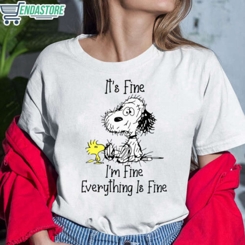 Snoopy It s Fine Shirt: Stay Cool & Calm with this Comfy Tee