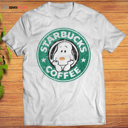 Snoopy Starbucks Coffee T-Shirt: Cute and Quirky Shirt for Coffee Lovers
