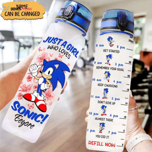 Sonic Drink Water Tracker Bottle