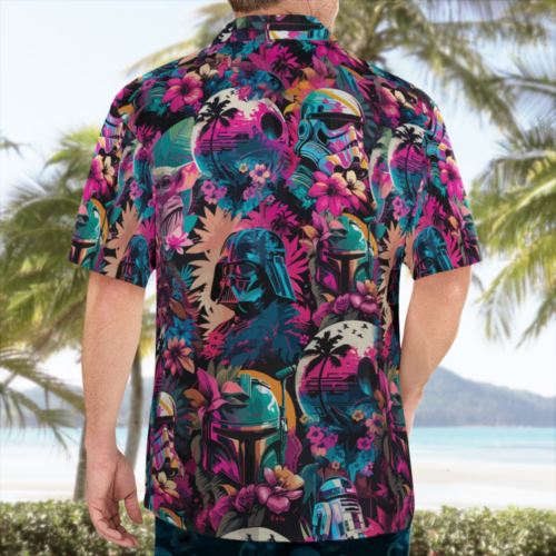 Star Wars Tropical Hawaiian Shirt: Embrace the Force with Style