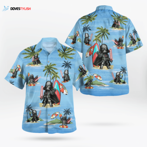 Stay Cool with Darth Vader Hawaiian Shirt & Shorts: Perfect for Summer