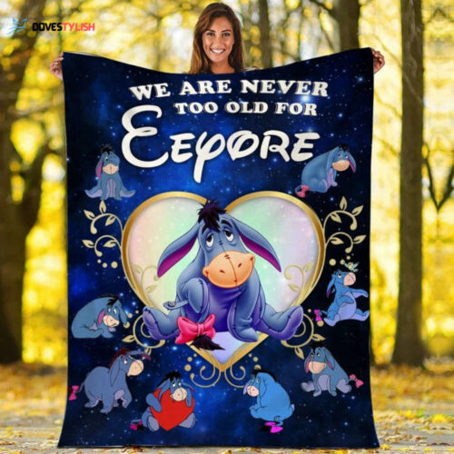 Stay Cozy with Our Eeyore Blanket – Perfect for All Ages!