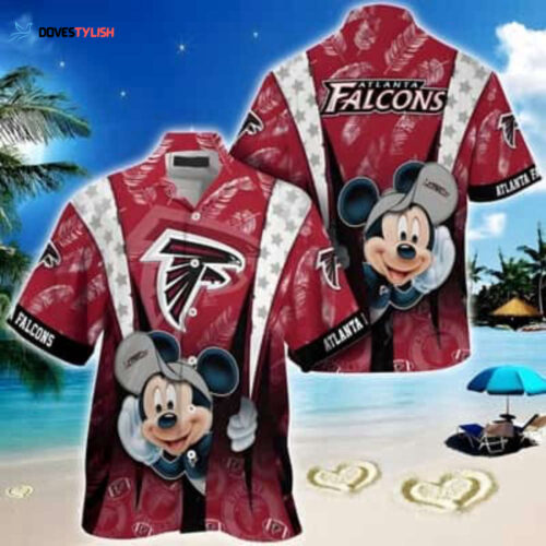 Stylish Mickey Mouse Atlanta Falcons Hawaiian Shirt  Perfect Beach Vacation Gift
