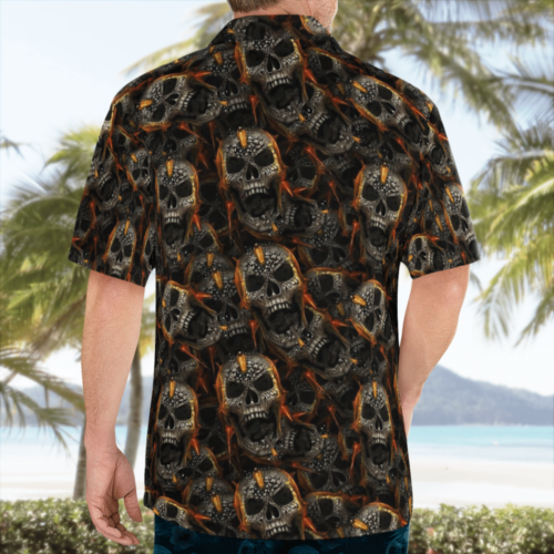 Stylish Skull Hawaiian Shirt: Trendy Island Vibes for Men – Shop Now!