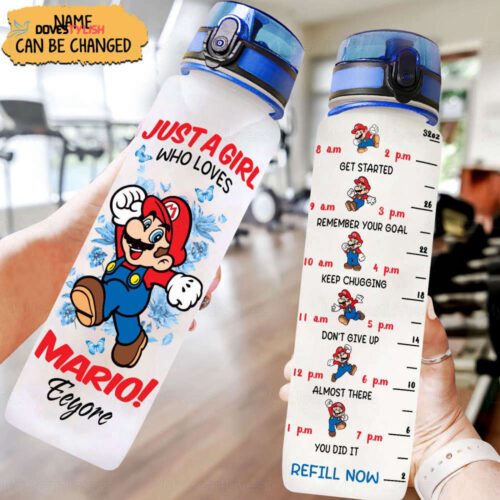 Super Mario Water Bottle Gift For Mom