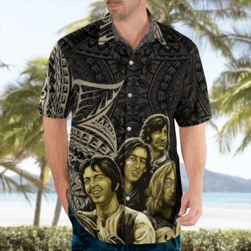 The Beatles Tribal Hawaii Shirt: Retro-Inspired Music Fashion