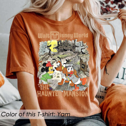 The Haunted Mansion Retro Comic Comfort Color Shirt Shirt, Vintage Disney Halloween Shirt, Halloween Gifts, The Haunted Mansion 1969 Shirt