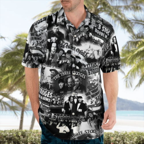 THREE STOOGES HAWAIIAN SHIRT