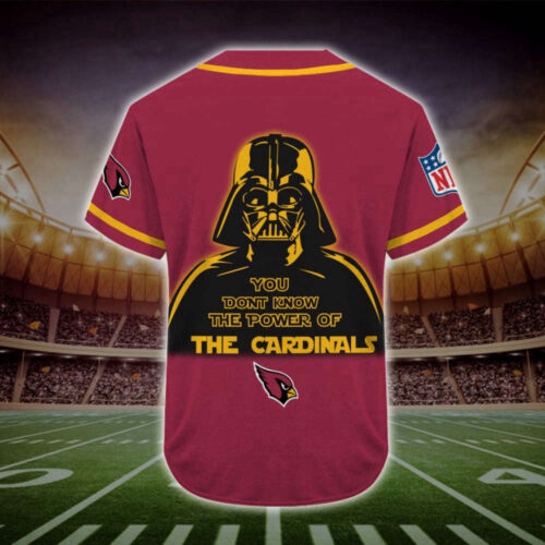Trending 2023 Personalized Arizona Cardinals Darth Vader Star Wars All Over Print 3D Baseball Jersey