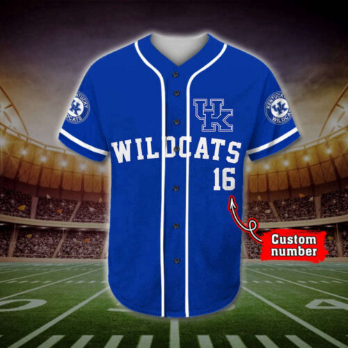 Trending 2023 Personalized Kentucky Wildcats Mascot All Over Print 3D Baseball Jersey