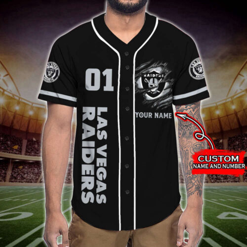 Trending 2023 Personalized Las Vegas Raiders Skull Damn Right All Over Print 3D Baseball Jersey