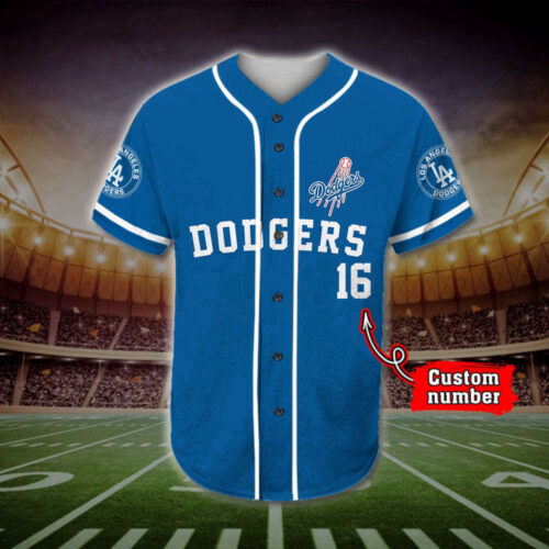 Trending 2023 Personalized Los Angeles Dodgers Mascot All Over Print 3D Baseball Jersey