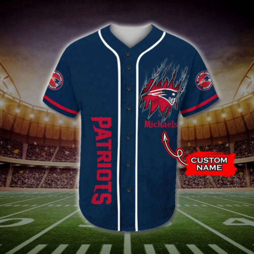 Trending 2023 Personalized New England Patriots Mascot Damn Right All Over Print 3D Baseball Jersey