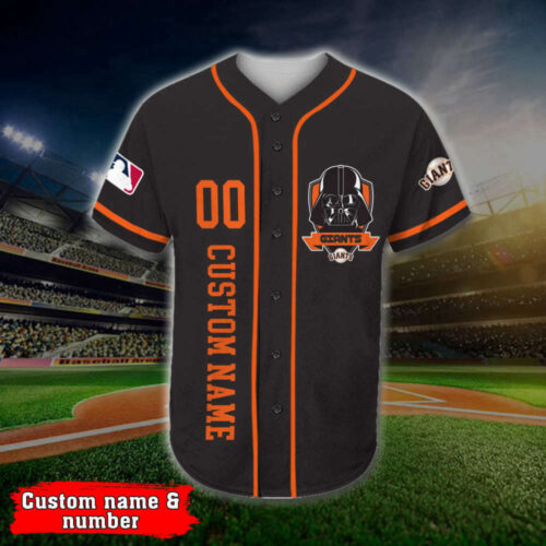 Trending 2023 Personalized San Francisco Giants Darth Vader Star Wars All Over Print 3D Baseball Jersey