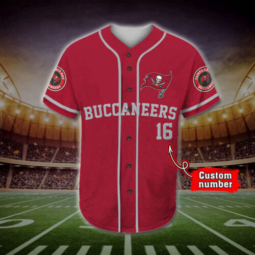 Trending 2023 Personalized Tampa Bay Buccaneers Mascot All Over Print 3D Baseball Jersey