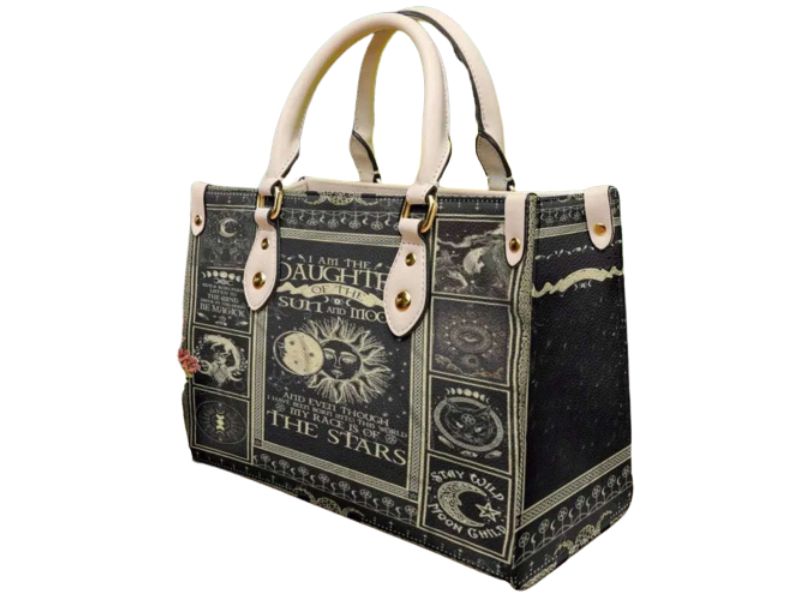 Wicca Leather Handbag: Magic Vintage & Custom Bags for Travel Teachers – Handmade Elegance