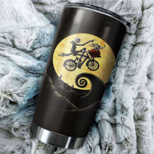 Nightmare Before Christmas Tumbler: Jack Skellington To The Moon Spooky Sipping!