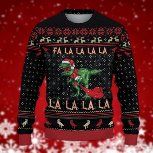 Dinosaurs Knitted Sweater – Best Christmas Gift – Noel Malalan Collection
