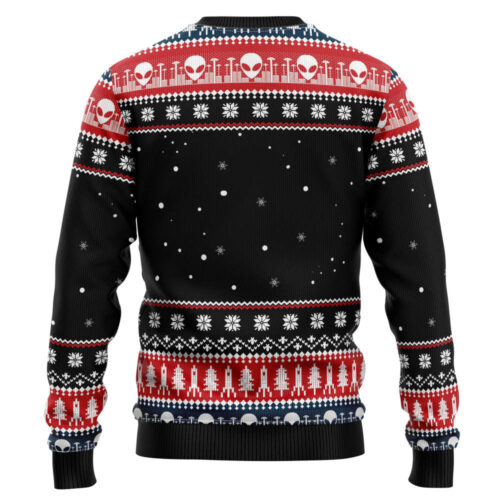 Alien Christmas T1611 Ugly Christmas Sweater – Perfect Gift for Noel Malalan s Signature Christmas