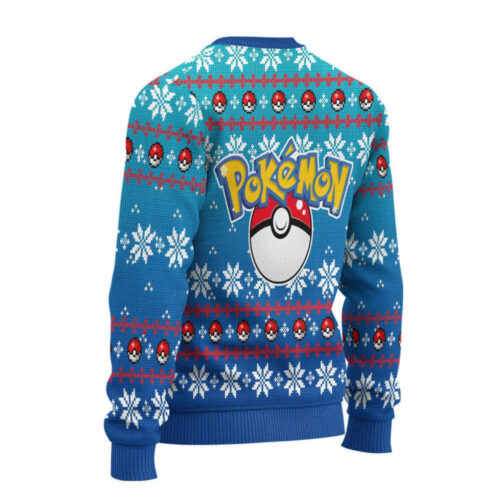 Stylish Lucario Pokemon Ugly Christmas Sweater – Festive Holiday Attire
