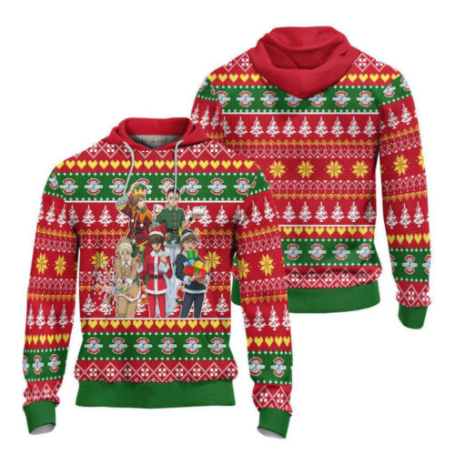 Gundam Red Ugly Christmas Sweater – Festive and Fun Holiday Apparel