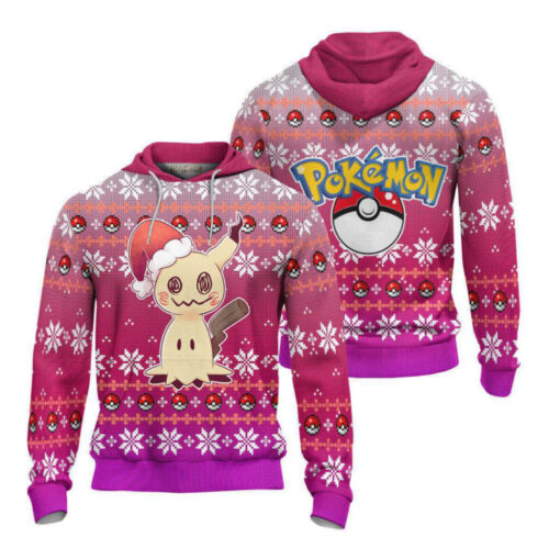 Mimikyu Pokemon Ugly Christmas Sweater: Festive & Fun Holiday Apparel