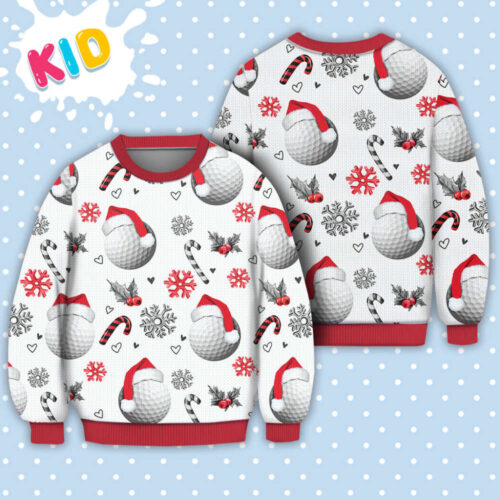 Ugly Christmas Sweater: Golf Christmas Pattern Sweatshirt – Best Gift for Noel Malalan
