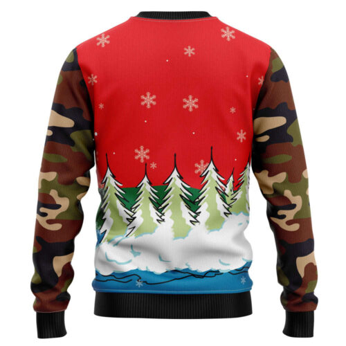Hunting Santa Christmas Ugly Christmas Sweater – Funny Sweaters for Men & Women