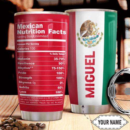 Discover Mexico s Fascinating Facts with Personalized Stainless Steel Tumbler