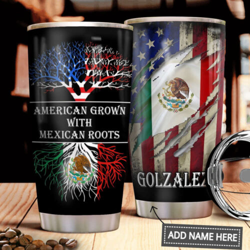 Custom Mexico Boxing Steel Tumbler – Personalized and Stylish
