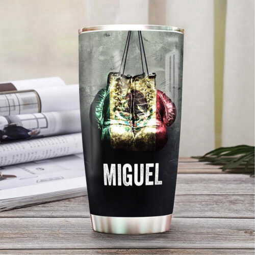 Custom Mexico Boxing Steel Tumbler – Personalized and Stylish