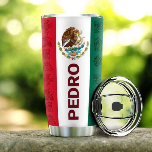 Custom Mexican Facts Stainless Steel Tumbler: Personalized & Stylish