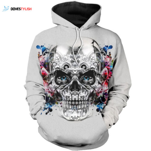 3D All Over Printed Skull & Butterfly Shirts for Men & Women