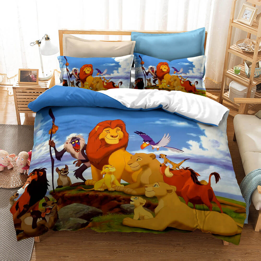 The Lion King Cosplay Bedding Set Quilt Duvet Cover Bed Sheets