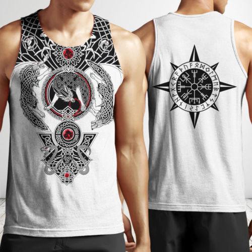 Authentic All Over Printed Viking Tattoo Shirts – Unleash Your Inner Norse Warrior!