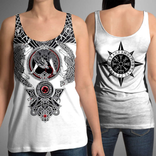 Authentic All Over Printed Viking Tattoo Shirts – Unleash Your Inner Norse Warrior!