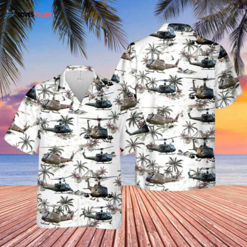 US Army SB-1 Defiant Hawaiian Shirt: Stylish Military Casualwear